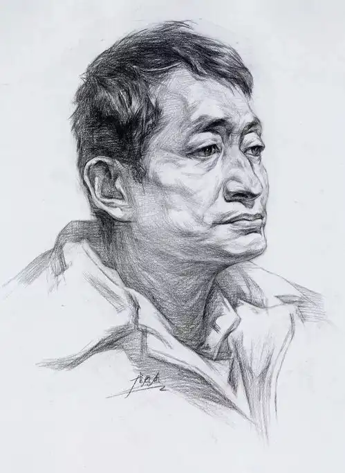 干货从静物到青年中年老年男女头像,高清素描结构图
