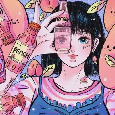 清晰动漫女生头像也比较适合多人闺蜜头使用的
