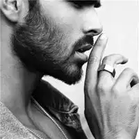 欧美ins超帅高冷的抽烟型男头像帅气十足
