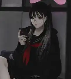 谁有二次元高冷闺蜜头像,要高清,尽量黑色,
