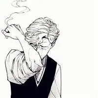 二次元黑白帅哥头像,喜欢换头像就换吧
