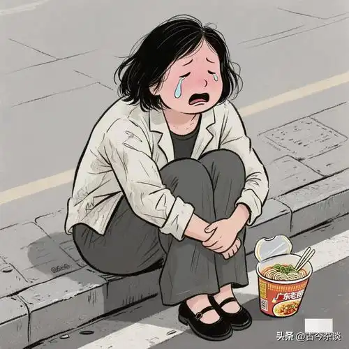 广东千万女老板破产路边哭,吃泡面真让人心酸