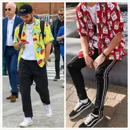 现男友李现都爱这件单品,花衬衫的帅气穿搭推荐
