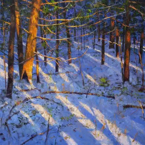 美呆了大神级的油画风景这油画的光影和质感都太棒了,越看越有味道
