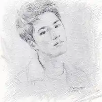 成龙素描步骤图微信头像图片大全
