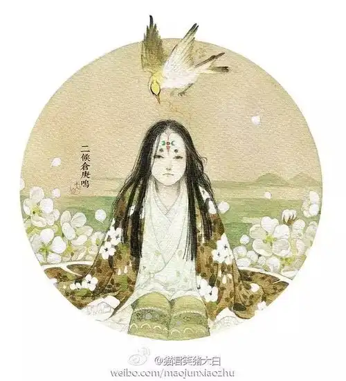 把美人画成了诗,她画笔下的世界美的让人羡慕