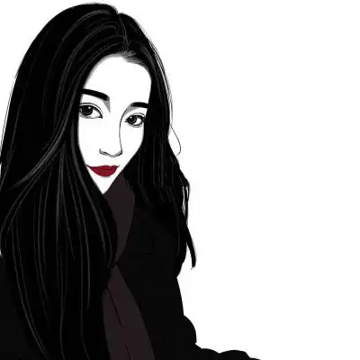 动漫黑白头像女生冷傲比较高逼格头像图片
