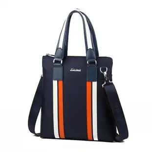 2014新款正品超值高档条纹欧美风实用单肩包斜挂包休闲男包
