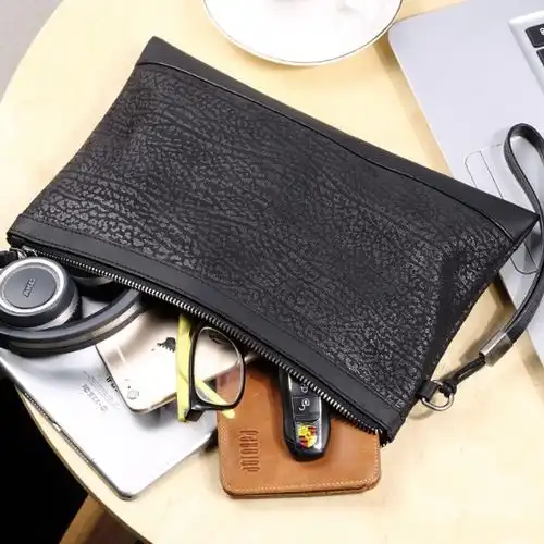 彰显男士气质的商务手拿包,型男出门必备,让你出门高端优雅
