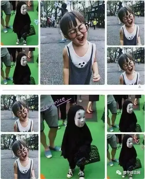 哈哈哈哈去年爆红的无脸男小萝莉,今年又上了热搜
