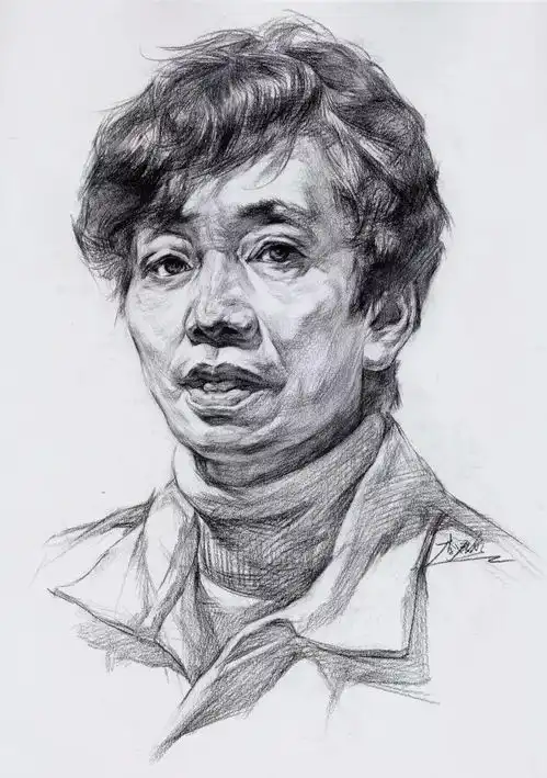 素描头像结构画法,优秀范画和作图步骤这里都有
