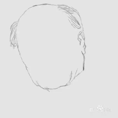 人物头像素描教程
