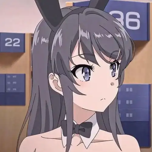 动漫头像第95期秋岛麻衣学姐女生头像,学姐教你做题
