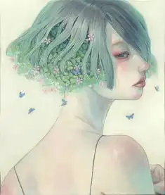 mihohirano唯美水彩插画作品
