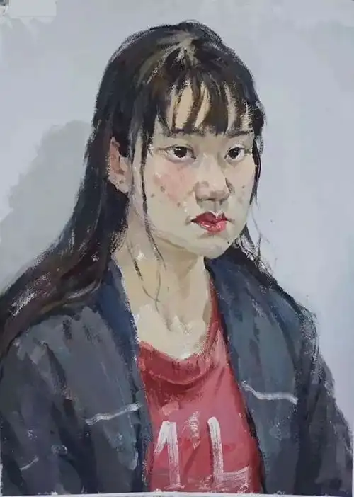 色彩头像绘画步骤及清华美院色彩头像高分卷赏析
