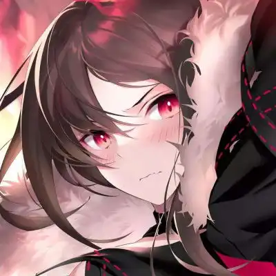 丧头像动漫女暗黑系二次元女生头像
