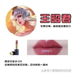 论口红控的素养番茄酱和王者荣耀都不能放过
