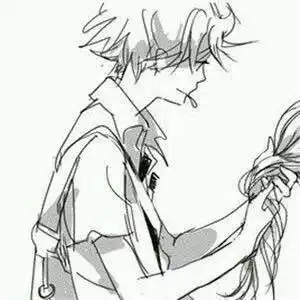 可爱情侣头像用心去守护
