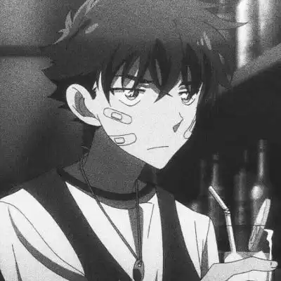 江孑帅气冷漠动漫男生头像
