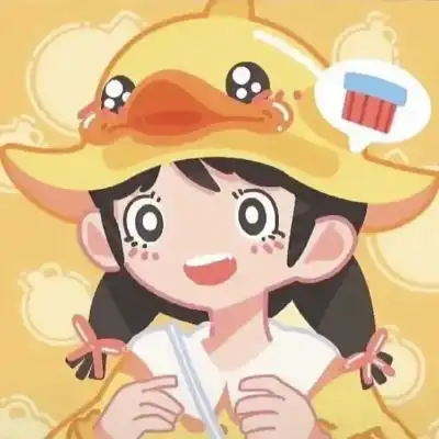 可爱情侣头像萌萌哒一男一女,卡通呆萌一男一女最火的高清头像图
