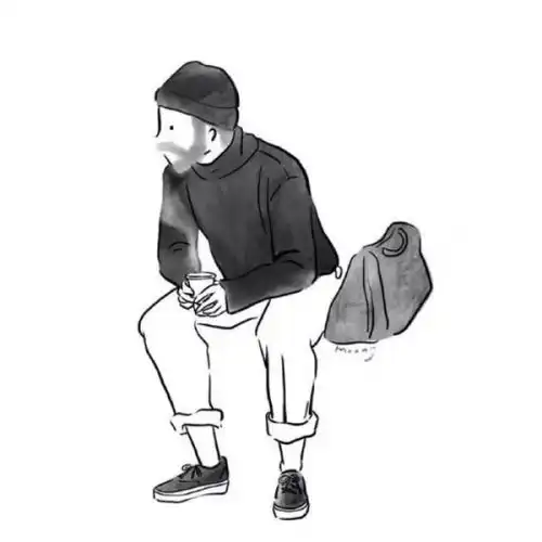 求一白色系动漫情头男
