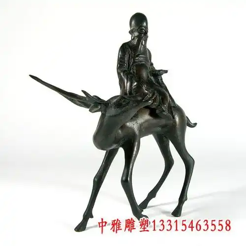 动物雕塑各种造型仿铜鹿莆田铜雕雕塑鹿图片
