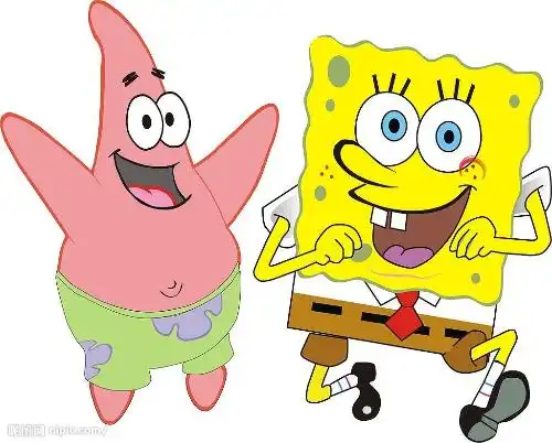 求一对海绵宝宝与派大星的头像要一对

