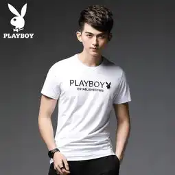 花花公子1817港风短袖t恤男夏季韩版原宿风bf半袖上衣
