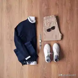 男士,毛衣衬衫,黑白配永不过时
