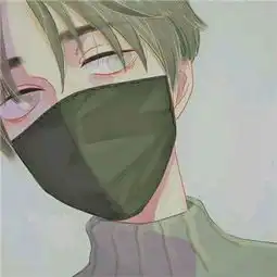 快手头像男生霸气戴口罩动漫三岁学说话一生学闭嘴
