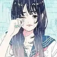伤感头像卡通孤独伤感的卡通女生头像
