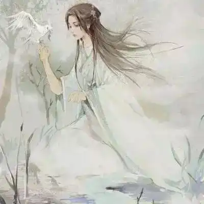 古风水墨头像男清冷孤傲