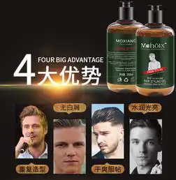 魔香绅士油头啫喱膏200ml
