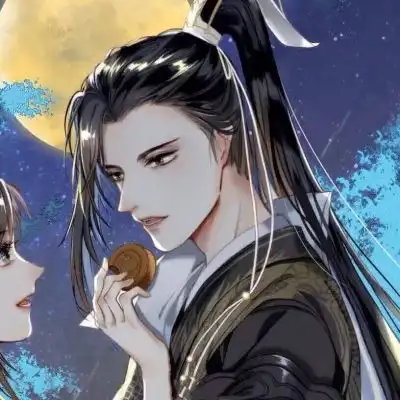 2021情侣古风头像动漫一男一女人间的寂静与热烈并存
