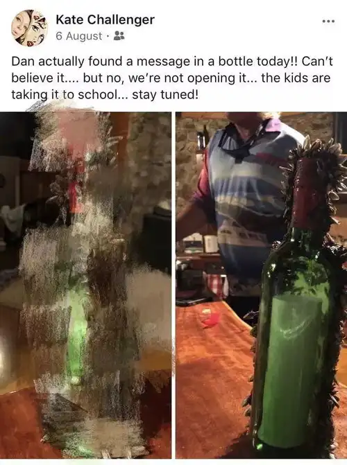 神奇中国海员写给未婚妻的漂流瓶投入印度洋被澳洲网友拾到
