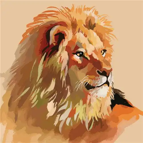 微信头像狮子图片大全,冷酷霸气的雄狮微信头像
