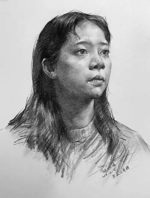 黑龙江美术高考素描头像基础课程头部肌肉解析
