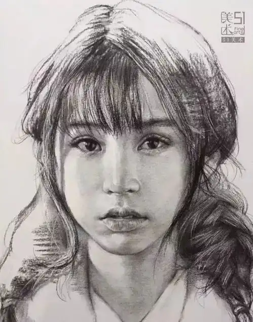 男女青年素描头像怎么精细画附步骤图
