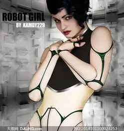 科技感十足的机器人ps教程素材
