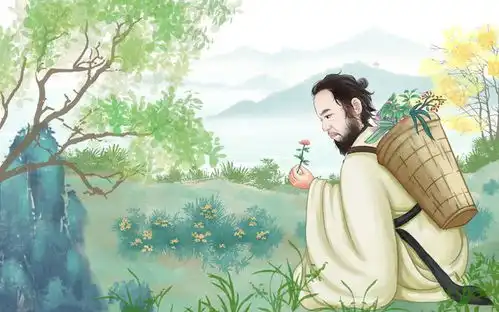 无量子道长卡通人物图片,易经大师范很足
