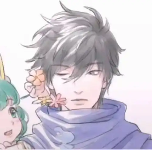 澜和蔡文姬动漫情侣头像
