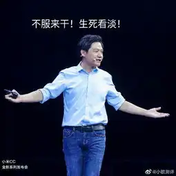 雷军自送表情包雷军一张有趣的小米cc9发布会照片亮了
