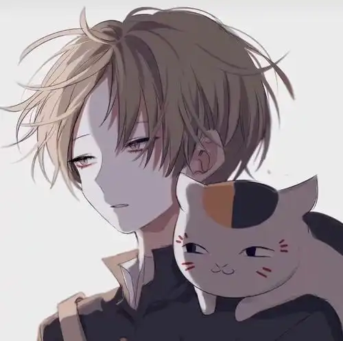 动漫男生头像失去分享的欲望,便是散场的开始
