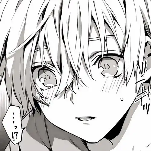 黑白动漫男头最后一张绝了
