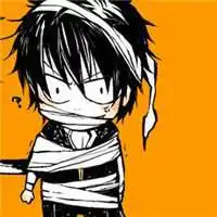 绷带漫二次元男生头像高冷帅气微信头像图片大全
