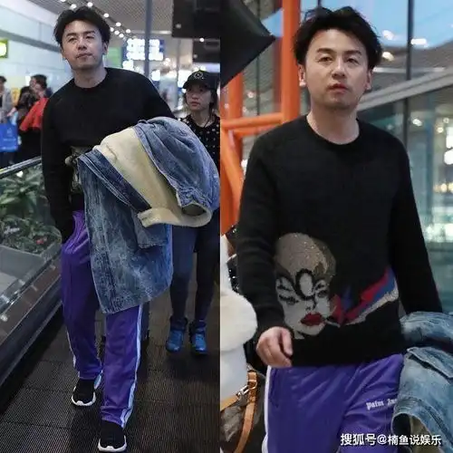 明星机场街拍可以雷人到什么程度看到雷佳音简直放飞自我
