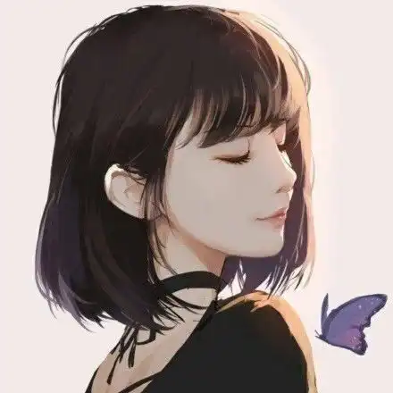 一组二次元女生头像
