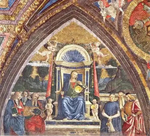 15世纪时期的著名壁画︱意大利文艺复兴时期大师平图里乔绘画作品
