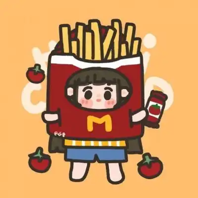 各种食物饮料动漫头像
