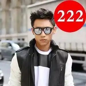 帅气男生带数字强迫症微信头像
